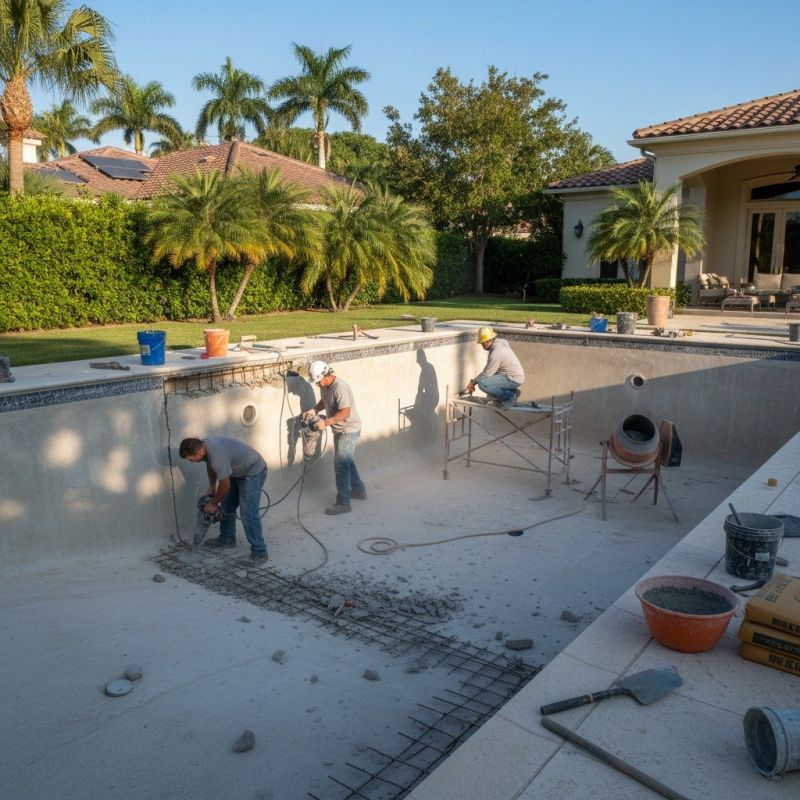 Concrete Pool Patio Repair