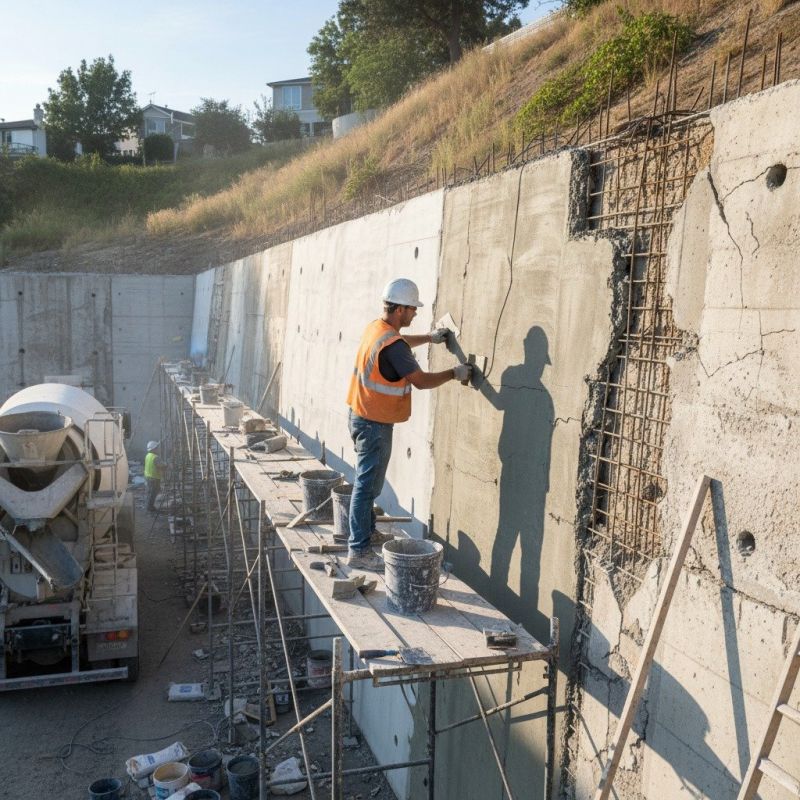 Concrete Wall Repair detail